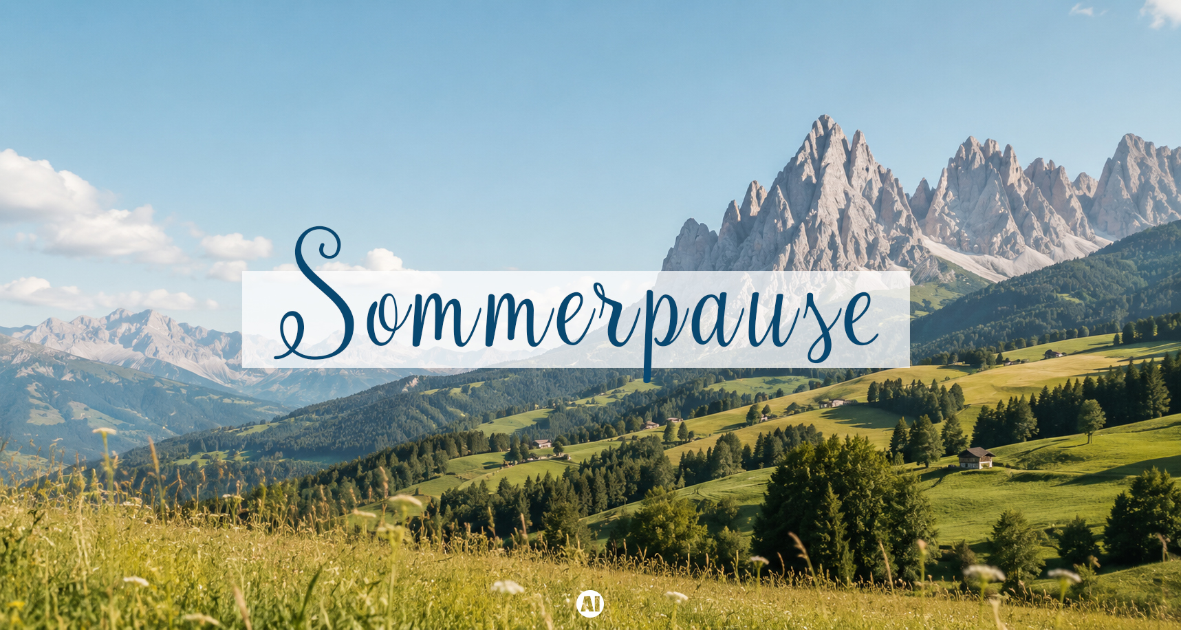 sommerpause-2-AI-typo sommerpause-berglandschaft